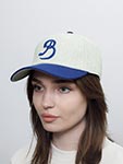 Бейсболка AMERICAN NEEDLE арт. 21005A-BTT Brooklyn Tip-Tops Archive MILB (светло-серый / темно-синий)
